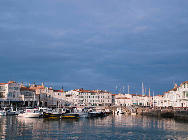 Port de plaisance à l'Île de Ré